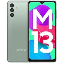 Смартфон Samsung Galaxy M13 6/128Gb Aqua Green M135: Дисплей 6.6" PLS LCD (1080x2408) / 400 ppi / Corning Gorilla Glass 5