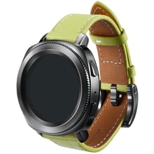 Samsung Classic Leather Band Olive-Green для Gear Sport (GP-R600BREEBAE): Колір зеленый