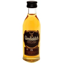 Віскі Glenfiddich 15 Years Old 0.05л (DDSAT4P049): Об'єм, л 0.05