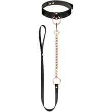 Нашийник з повідцем Rosy Gold Collar with Leash Black: Виробник Rosy Gold