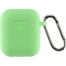 Чехол ArmorStandart Ultrathin Silicone Case With Hook Spearmint (ARM59693) for Apple AirPods 2: Тип Чехол