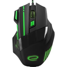 Мышь Esperanza MX201 Wolf green (EGM201G): Интерфейс подключения проводная USB