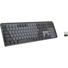 Клавиатура Logitech MX Wireless Illuminated Performance Graphite Clicky (920-010759): Подключение беспроводное