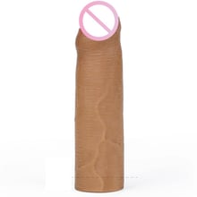 Насадка на член LoveToy Revolutionary Silicone Nature Extender Add 1" Brown: Для кого Для мужчин