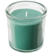 Ароматична свічка у склі ІКЕА Hedersam 20 годин Світло-зелений (80502366)