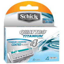 Schick Quatrro Titanium Змінні касети для гоління 4 шт: Вид Сменные кассеты