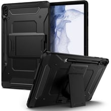 Аксессуар для планшетных ПК Spigen Tough Armor Pro Black (ACS01609) for Samsung Galaxy Tab S7 FE 12.4 SM-T735 / S7 Plus SM-T975 / S8 Plus SM-X800: Цвет черный