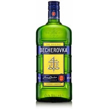 Лікерна настоянка на травах Becherovka 0.5л, 38% (STA8594405101537): Об'єм, л 0.5