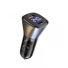 Зарядное устройство WIWU Car Charger USB+USB-C PC500 72W Grey: Особенности Быстрая зарядка, Power Delivery (PD)