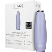 Мікрострумова ручка для підтяжки обличчя GESKE MicroCurrent Face-Lift Pen 6 в 1 Purple (GK000013PL01): Виробник GESKE