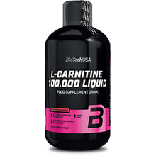 Жиросжигатель BioTechUSA L-Carnitine 100.000 Liquid 500 ml /50 servings/ Apple