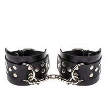 Оковы Leather Leg Cuffs, black: Производитель sLash