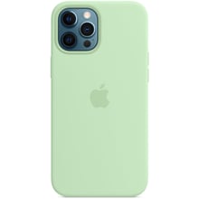 Аксесуар для iPhone Apple Silicone Case with MagSafe Pistachio (MK053) for iPhone 12 Pro Max: Колір зелений