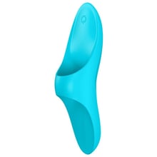 Вібратор на палець Satisfyer Teaser Light Blue: Для кого унісекс