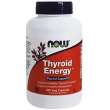 NOW Foods THYROID ENERGY 180 VCAPS Підтримка щитовидної залози: Форма випуску капсули