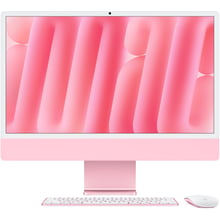 Комп'ютер Apple iMac M4 24" 256GB 10GPU Pink (MWV43UA/A) 2024: Екран 24" Retina 4.5K (4480x2520), с технологией True Tone