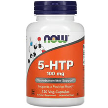 Амінокислота для спорту NOW Foods 5-HTP 100 mg 120 veg caps: Форма випуску капсули