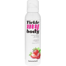 Масажна піна Love To Love TICKLE MY BODY Strawberry (150 мл): Тип Масло