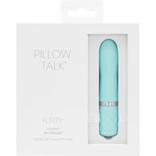 Роскошный вибратор PILLOW TALK - Flirty Teal с кристаллом Сваровски: Для кого Для женщин