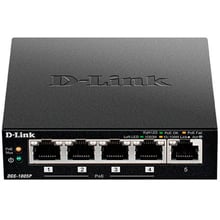 Сетевой коммутатор D-Link DGS-1005P: Порты только Gigabit Ethernet (10/100/1000)