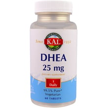 KAL DHEA 25 mg ДГЕА 60 таблеток: Виробник KAL