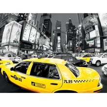 Картина і колаж Фотокартина Pyramid International Yellow Cabs 60х80 см (WDC90068): undefined undefined