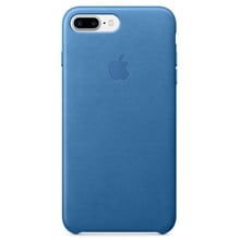 Чехол для iPhone Apple Leather Case Sea Blue (MMYH2) for iPhone 8 Plus/iPhone 7 Plus: Цвет синий