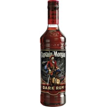 Ром Captain Morgan "Dark" 0.7л (BDA1RM-RCM070-015): Об'єм, л 0.7