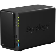 Мережевий накопичувач (NAS) Synology DS214: Слоти для дисків 2 x 3,5 "SATA (III) або 2 x 2,5" SATA / SSD