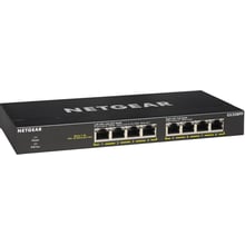 Сетевой коммутатор Netgear GS308PP-100EUS: Порты только Gigabit Ethernet (10/100/1000)