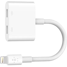 Адаптер Belkin Adapter Lightning to 2xLightning Rockstar White (F8J198btWHT): Цвет белый