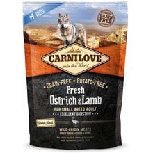 Сухой корм Carnilove Fresh Ostrich Lamb для взрослых собак мелких пород ягненок и страус 1.5 кг (8595602527472): Тип Сухой корм