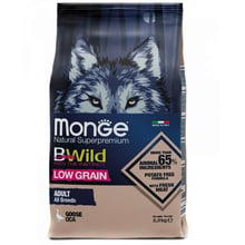 Сухой корм низкозерновой Monge Dog Bwild Low Grain для собак с мясом гуся 2.5 кг (70012102): Тип Сухой корм