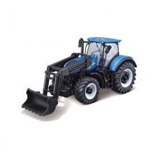 Модель Bburago серии Farm - Трактор NEW HOLLAND T7.315 с фронтальным погрузчиком: Производитель Bburago