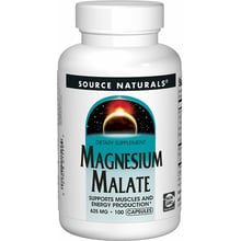 Source Naturals Magnesium Malate, 625mg 100 Tab: Тип магній