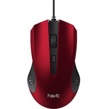 Мишка Havit HV-MS752 Black Red: інтерфейс підключення USB