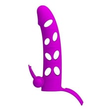 Насадка на член LYBAILE Pretty Love Penis Sleeve With Ball Strap 6" Purple: Для кого Для мужчин