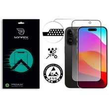 Захисне скло для iPhone Soneex Tempered Glass Pro Full Silk Screen Black для iPhone 15: Колір чорний