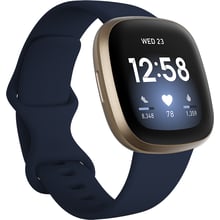 Смарт-часы Fitbit Versa 3 Midnight/Soft Gold Aluminum: Производитель Fitbit