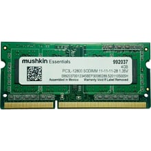 Mushkin 4 GB SO-DIMM DDR3L 1600 MHz Essentials (992037): Тип DDR3