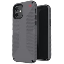 Аксесуар для iPhone Speck Presidio2 Grip Case Graphite Grey / Graphite Grey / Bold Red (138487-9309) for iPhone 12 / iPhone 12 Pro: Колір сірий