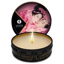 Масажна свічка Shunga Massage Candle, 30 мл, пелюстки троянд: Тип Свічка