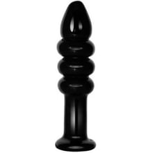 Скляний фалоімітатор Love Toy Glass Romance Dildo 5.5" Black: Призначення Анальные