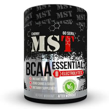 Амінокислота для спорту MST Nutrition BCAA Essential with Electrolytes 480 g /60 servings/ Cherry: Тип BCAA