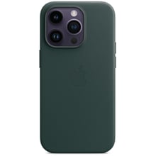 Чохол для iPhone Apple Leather Case з MagSafe Forest Green (MPPH3) для iPhone 14 Pro: Колір зеленый