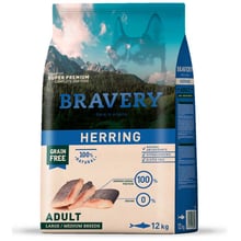 Сухой корм Bravery Herring Large/Medium Adult с селедкой 12 кг (0609 BR HERR ADUL L_ 12KG): Тип Сухой корм