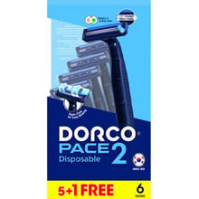 Dorco PACE Одноразовая бритва для мужчин 2 лезвия 6 шт.: Вид Бритвенные станки