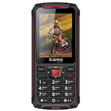 Мобильный телефон Sigma mobile X-treme PR68 Black-red (UA UCRF): Дисплей 2.8 TFT (240x320)