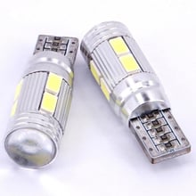 Розмір LED IDIAL 487 T10 10LED 3030 SMD 6000K 12V (2шт): Головне світло Повороти, Габарити