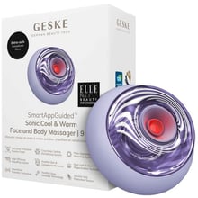 Масажер Звуковий масажер для обличчя та тіла GESKE Sonic Cool & Warm Face and Body Massager 9 в 1 Purple (GK000699PL01): Виробник GESKE